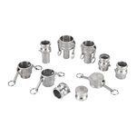 Professional Stainless Steel 8 inch npt Threaded Chemical Engineering Quick Coupling