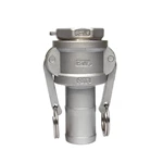Professional Stainless Steel 8 inch npt Threaded Chemical Engineering Quick Coupling