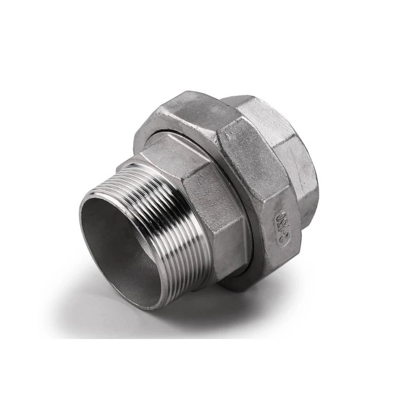 Stainless Steel 201 304 316 Malleable Pipe Fittings Male Femalethreaded Union