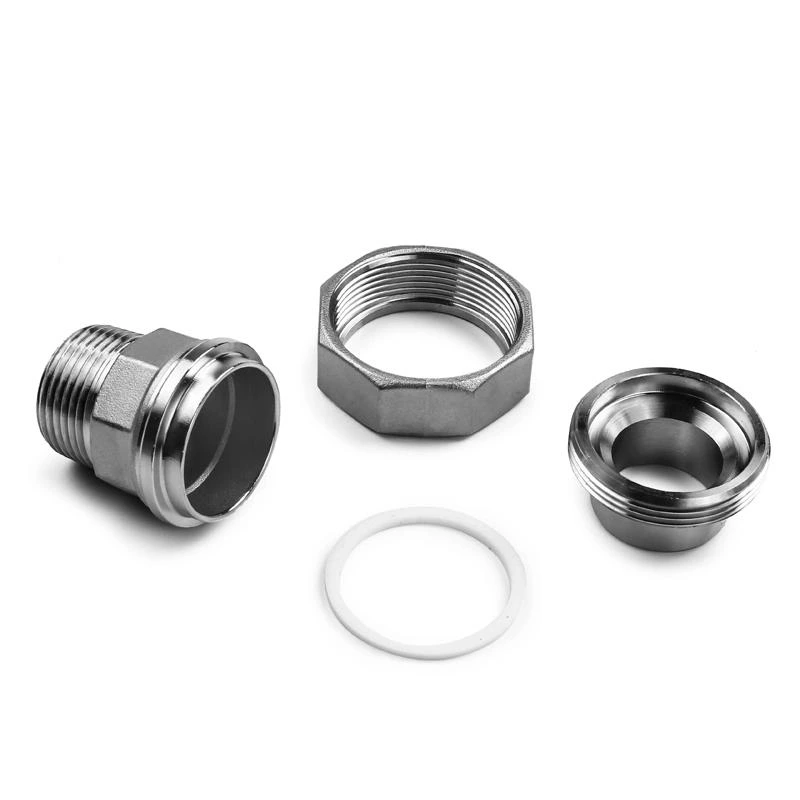 Stainless Steel 201 304 316 Malleable Pipe Fittings Male Femalethreaded Union